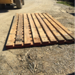 Laminated construction mats